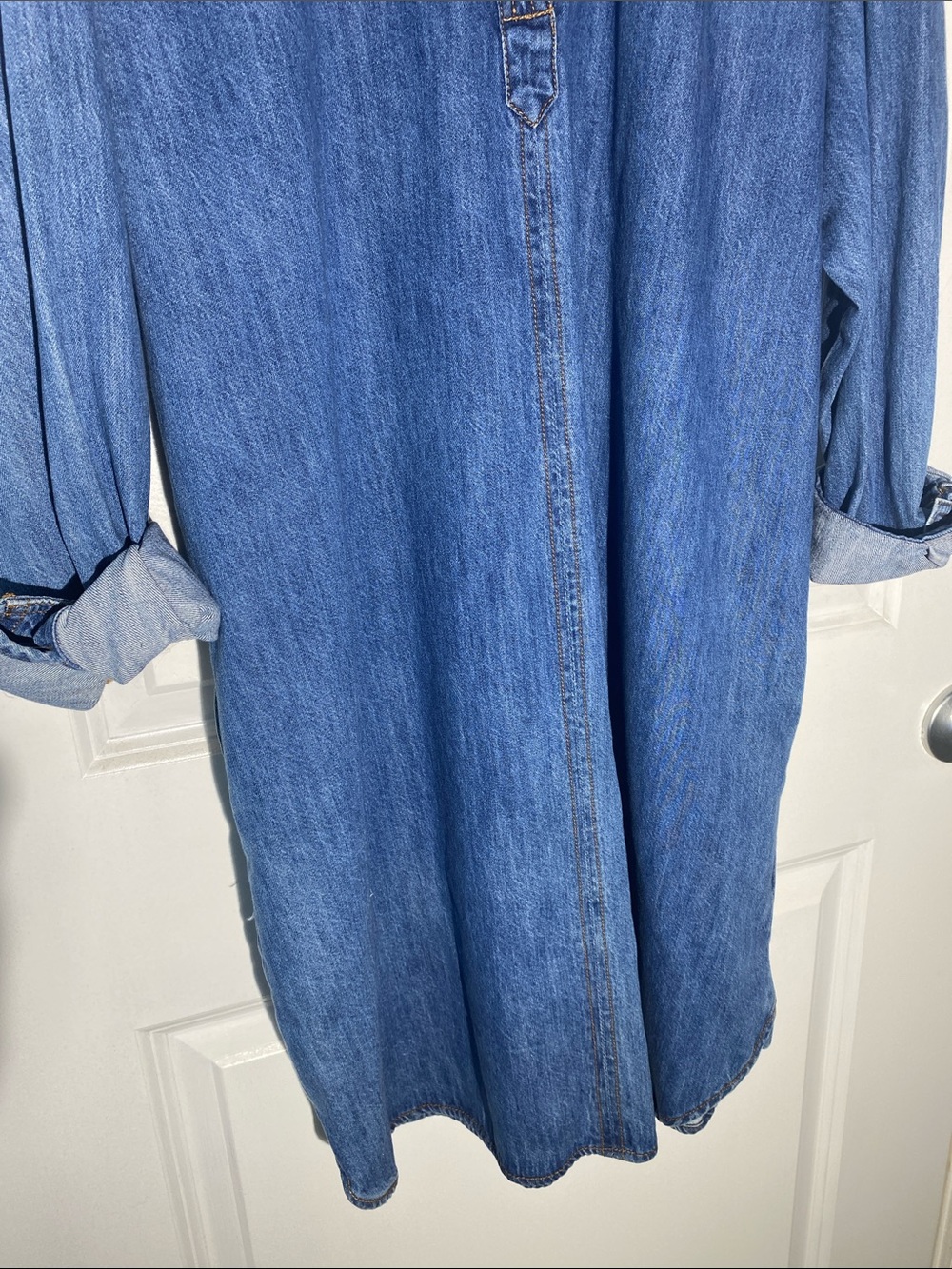 Universal Thread Blue Denim Shirt Dress - Picture 5 of 7